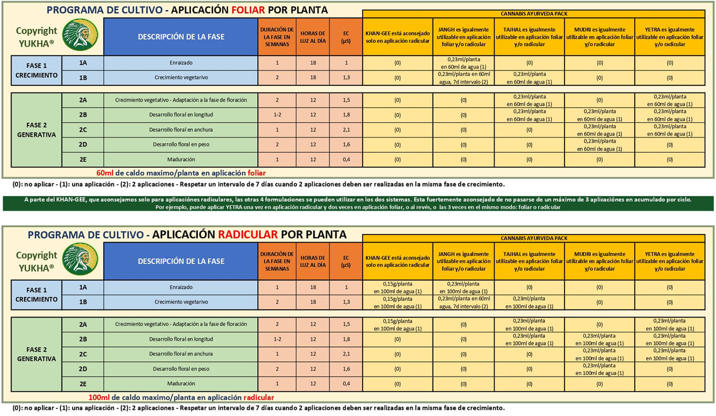 Programa de cultivo hidropónico de cannabis